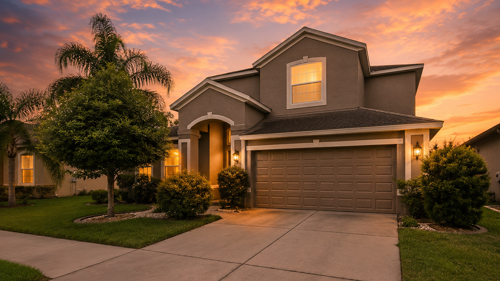 Front exterior of 13161 Royal Pines Ave in Riverview, Florida